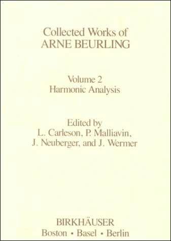 The Collected Works Of Arne Beurling