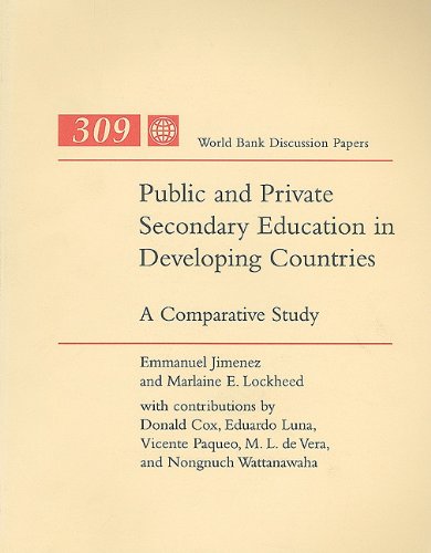Public and Private Secondary Education in Developing Countries