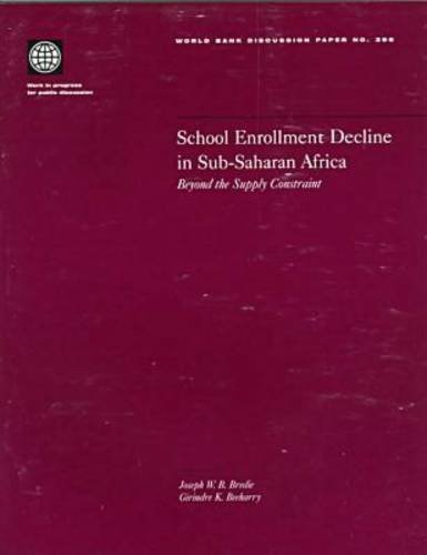 School Enrollment Decline in Sub-Saharan Africa