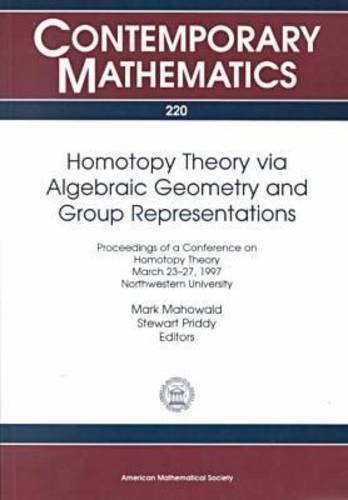 Homotopy Theory Via Algebraic Geometry and Group Representations