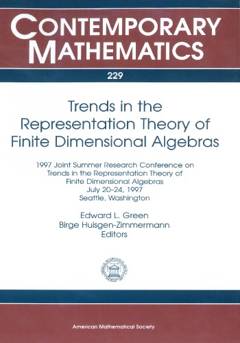 Trends in the Representation Theory of Finite Dimensional Algebras