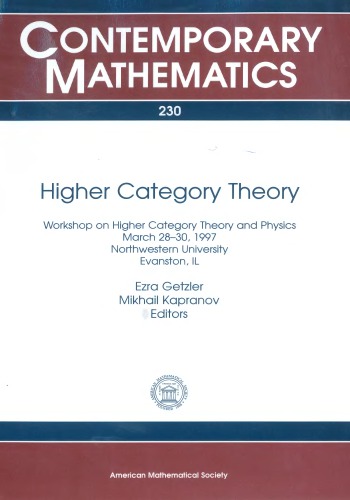 Higher Category Theory