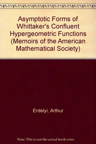 Asymptotic forms of Whittaker's confluent hypergeometric functions