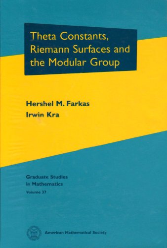 Theta Constants, Riemann Surfaces and the Modular Group