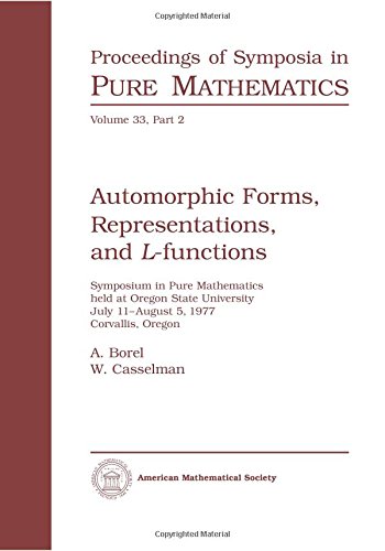 Automorphic Forms, Representations and L-Functions