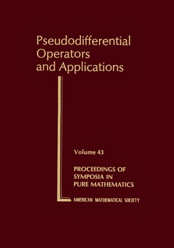 Pseudodifferential Operators and Applications