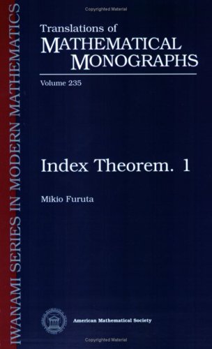 Index Theorem. 1 (Translations of Mathematical Monographs) (Translations of Mathematical Monographs)