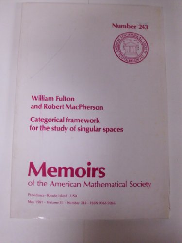 Categorical Framework for the Study of Singular Spaces (Memoirs of the American Mathematical Society)