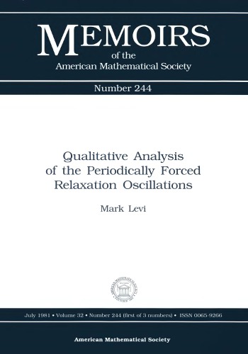 Qualitative Analysis Of The Periodically Forced Relaxation Oscillations