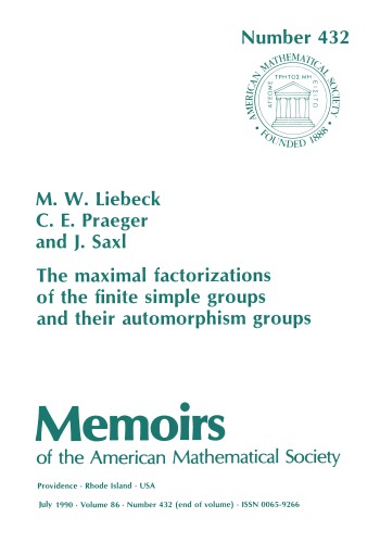 Maximal Factorizations of the Finite Simple Groups and Their Automorphism