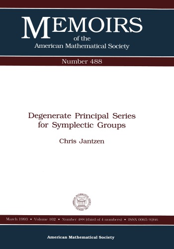Degenerate Principal Series For Symplectic Groups