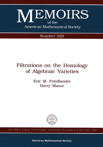 Filtrations on the Homology of Algebraic Varieties