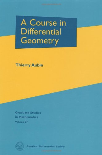 A Course in Differential Geometry.