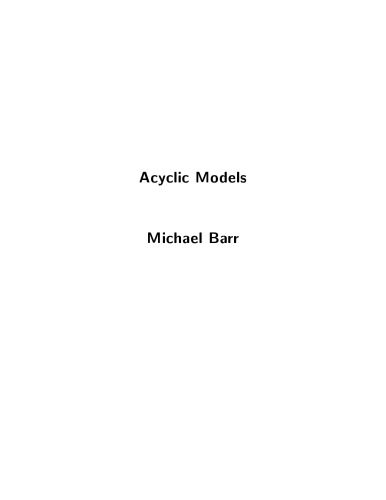 Acyclic Models