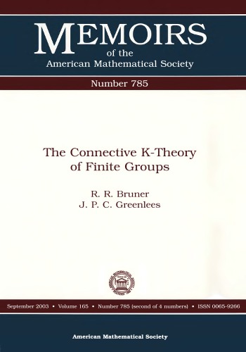 The Connective K-Theory of Finite Groups