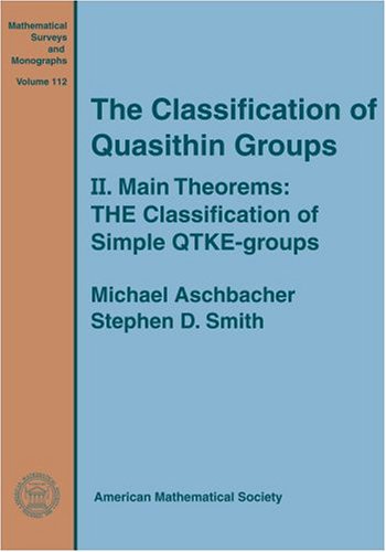 The Classification Of Quasithin Groups