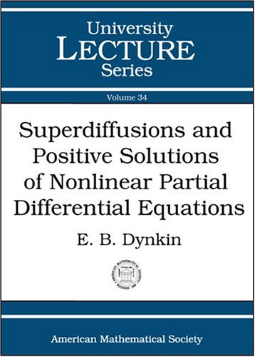 Superdiffusions And Positive Solutions Of Nonlinear Partial Differential Equations