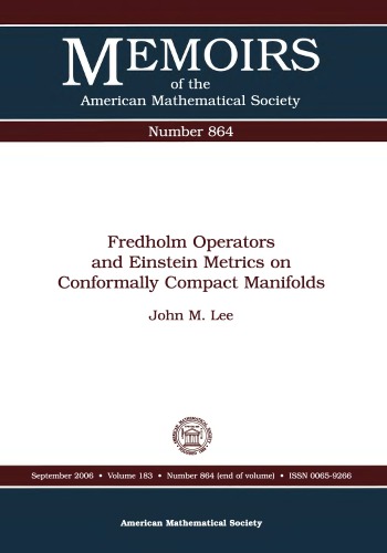 Fredholm Operators and Einstein Metrics on Conformally Compact Manifolds