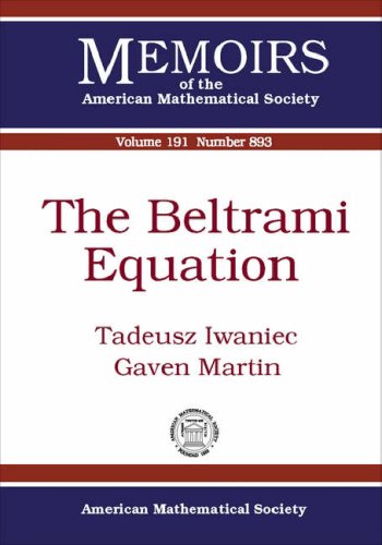 The Beltrami Equation