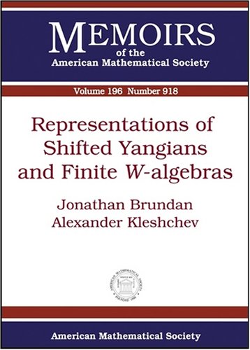 Representations of Shifted Yangians and Finite W-Algebras. Jonathan Brundan, Alexander Kleshchv