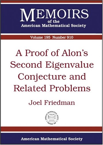 A Proof of Alon's Second Eigenvalue Conjecture and Related Problems