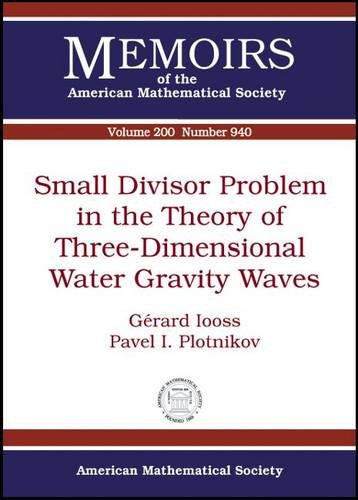 Small Divisor Problem in the Theory of Three-Dimensional Water Gravity Waves