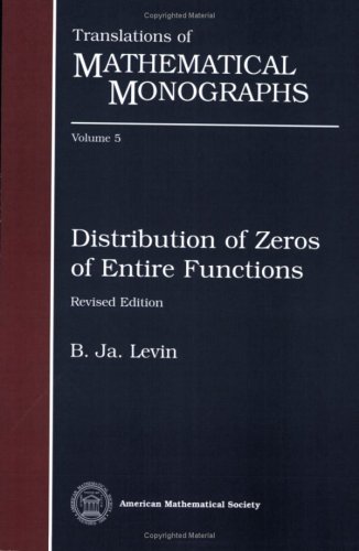 Distribution of Zeros of Entire Functions