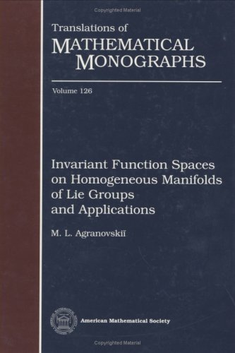 Invariant Function Spaces on Homogenous Manifolds of Lie Groups and Applications