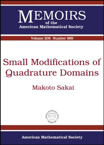 Small Modifications of Quadrature Domains