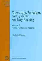 Operators, Functions, and Systems