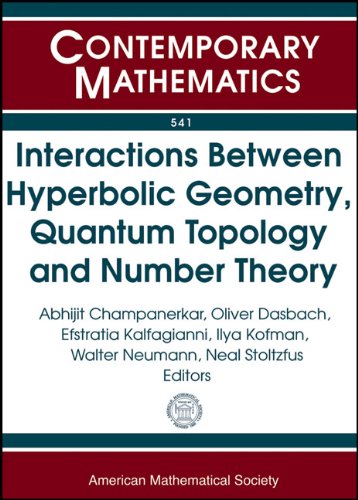 Interactions Between Hyperbolic Geometry, Quantum Topology, and Number Theory