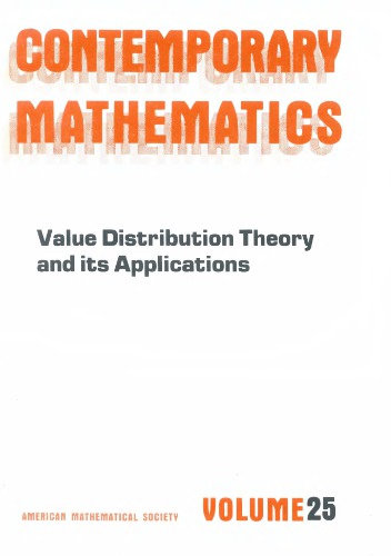 Value distribution theory and its applications