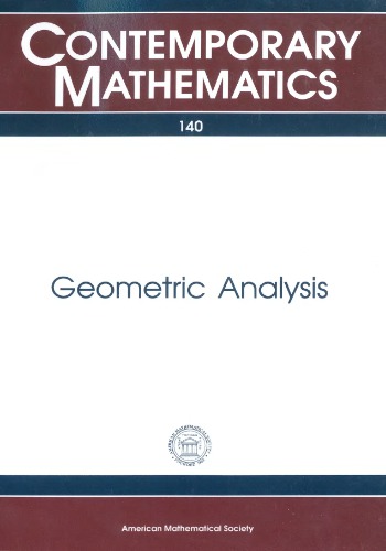 Geometric Analysis