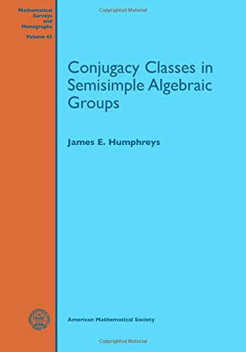 Conjugacy Classes in Semisimple Algebraic Groups (Mathematical Surveys and Monographs)