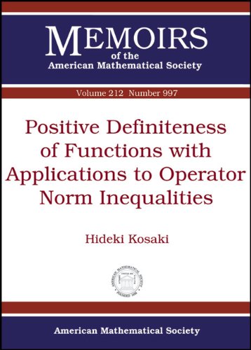 Positive Definiteness of Functions with Applications to Operator Norm Inequalities