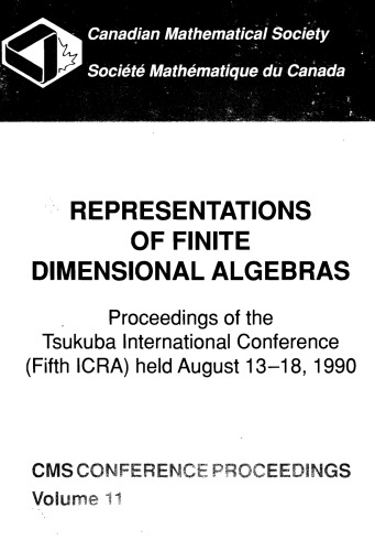 Representations of Finite Dimensional Algebras