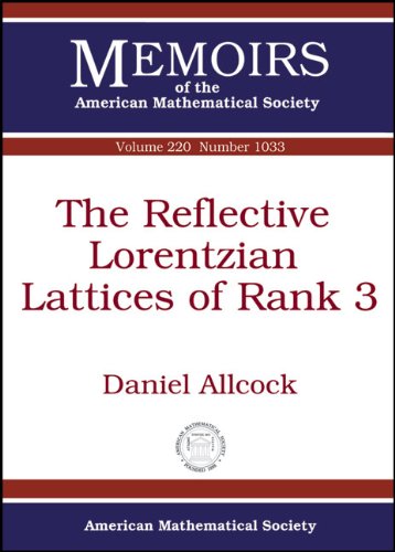 The Reflective Lorentzian Lattices of Rank 3