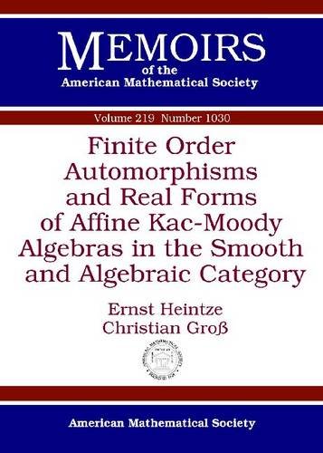 Finite Order Automorphisms and Real Forms of Kac-Moody Algebras in the Smooth and Algebraic Category