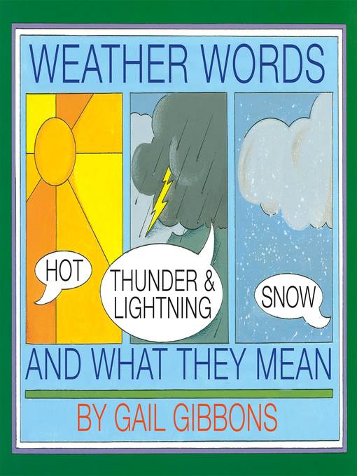 Weather Words and What They Mean