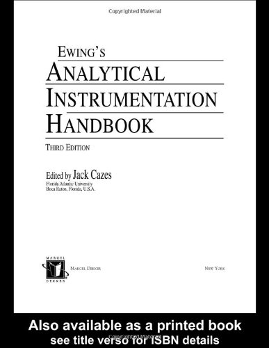 Ewing's Analytical Instrumentation Handbook