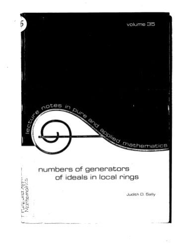 Numbers Of Generators Of Ideals In Local Rings