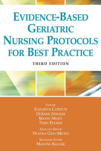 Evidence-Based Geriatric Nursing