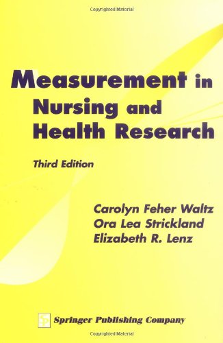 Measurement in Nursing and Health Research