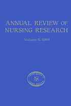 Annual Review of Nursing Research, Volume 6, 1988