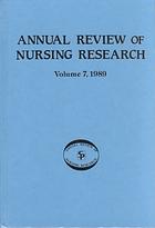 Annual Review of Nursing Research, Volume 7, 1989