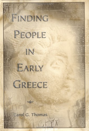 Finding People in Early Greece