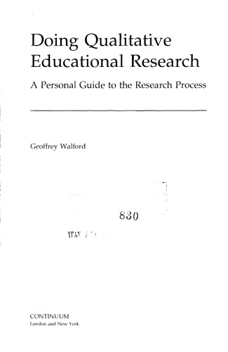 Doing Qualitative Educational Research