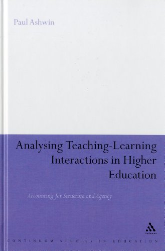 Analysing Teaching-Learning Interactions in Higher Education