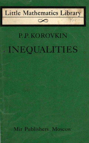 Inequalities