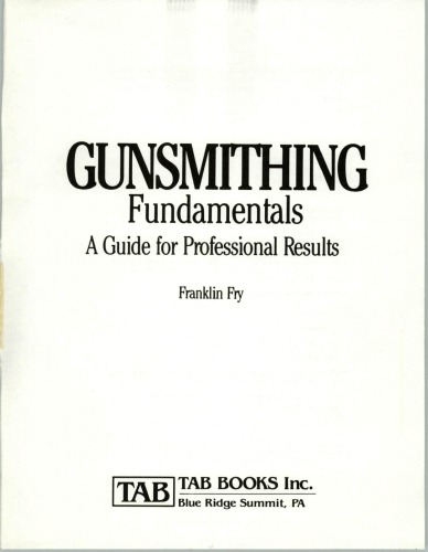 Gunsmithing Fundamentals